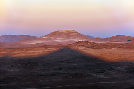 Cerro Armazones and the shadow of Paranal