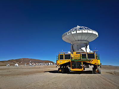 ALMA Transporter with antenna