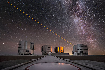 Laser Guide Star at the VLT