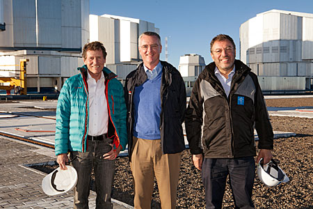 Austrian and Portuguese Ministers for Science visit Paranal
