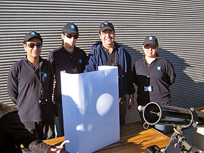 Partial Solar Eclipse from Paranal 