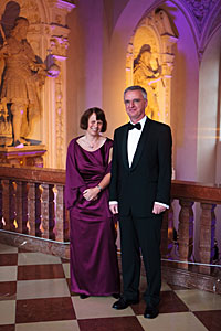 Ewine van Dishoeck and Tim de Zeeuw at the ESO 50th Anniversary Gala Event