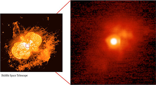 The Immediate Surroundings of Eta Carinae 