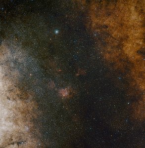 Wide-field view of the Centre of the Milky Way