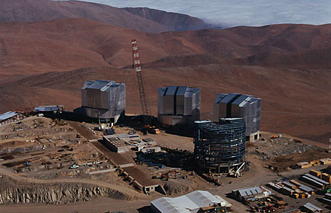 Close-up of the Paranal Platform