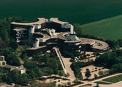 Aerial View of the ESO Headquarters in Garching