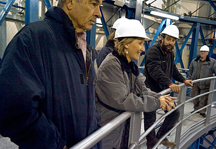 Minister Marie-Dominique Simonet at Paranal