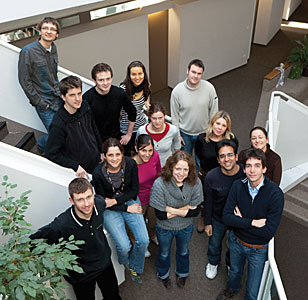 Students at ESO headquarters in Garching