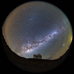 3.6m Telescope Fish-eye View