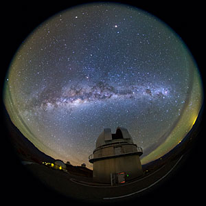 Milky Way Revealed Above La Silla Night Sky