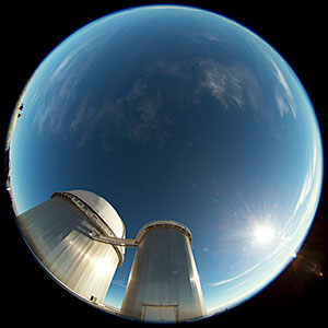 Daytime Fulldome Perspective of La Silla