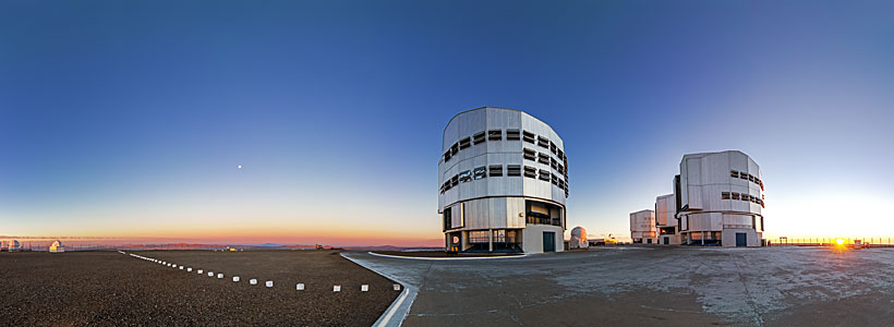 VLT platform at sunset