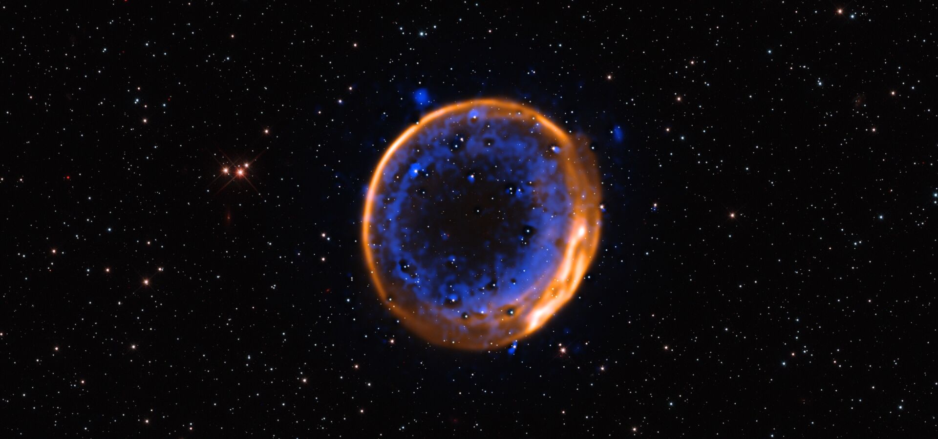 VLT image of a double-detonation supernova