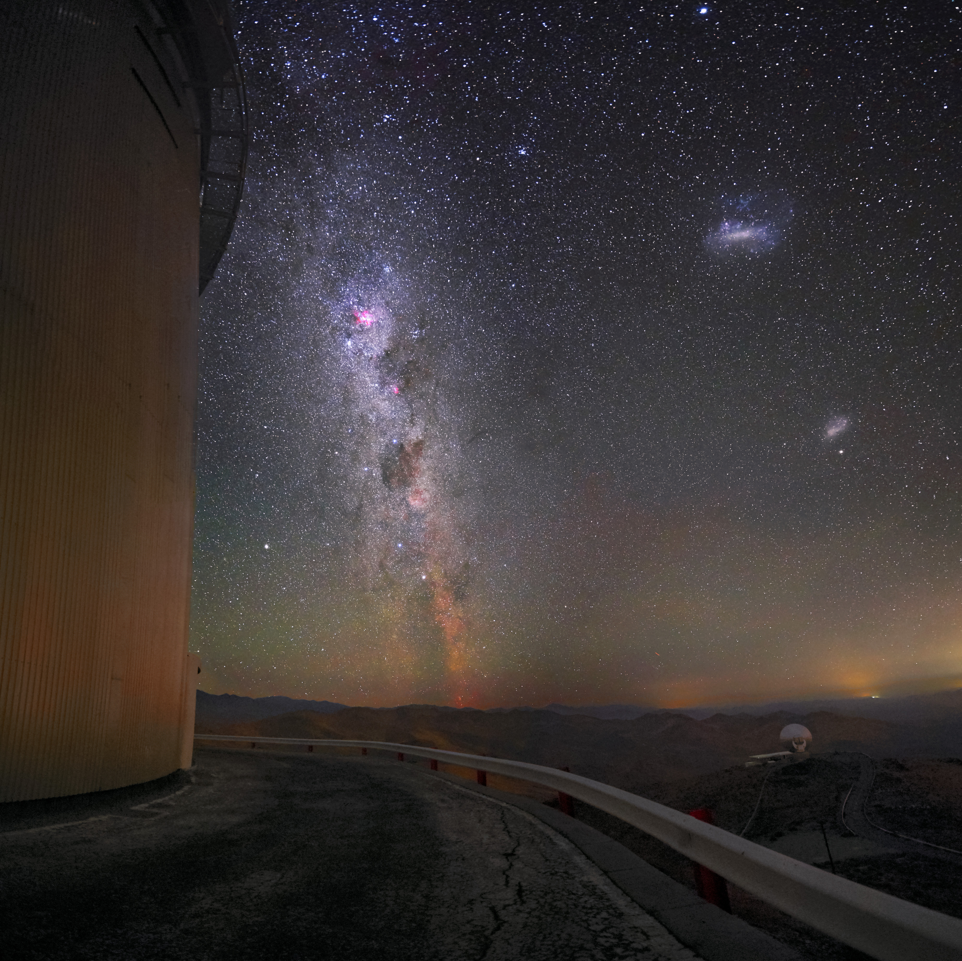 Night Sky Over La Silla Eso