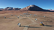 The future ALMA array on Chajnantor (artist’s rendering) | ESO