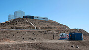 Vista del contenedor de OASIS en el Observatorio Paranal de ESO