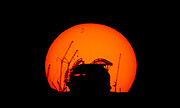 Sunrise behind the ELT