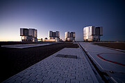 Paranal platform after sunset