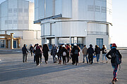 Visitors at ESO's Paranal Observatory