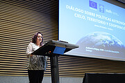 Itziar de Gregorio-Monsalvo, representante de ESO en Chile, en la Jornada de Diálogo sobre Políticas Astronómicas de CEDS 2026