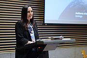 Mercedes Rodríguez-Sarro, jefa de misión adjunta de la Unión Europea en Chile en la Jornada de Diálogo sobre Políticas Astronómicas de CEDS 2026