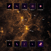 Planeettoja muodostavia kiekkoja Orion-pilvessä