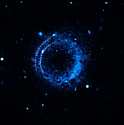 Verteilung von Kalzium um den Supernova-Überrest SNR 0509-67.5
