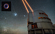 Die Position des Supernova-Überrests SNR 0509-67.5
