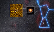 Images de Bételgeuse et de son compagnon prises par le VLT