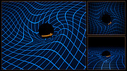 Illustration of the Lense-Thirring effect