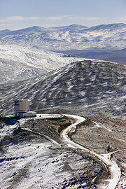 Winter view over VISTA