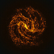 A swirling galaxy