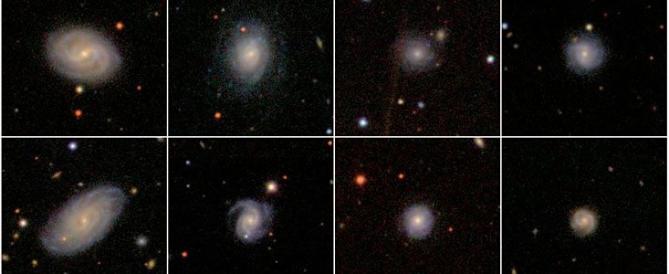 A sample of galaxies from the Sloan Digitized Sky Survey