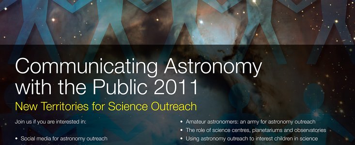 2011 Communicating Astronomy with the Public (CAP2011) conference poster