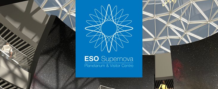 Capa da brochura de eventos do Planetário & Centro de Visitantes Supernova do ESO