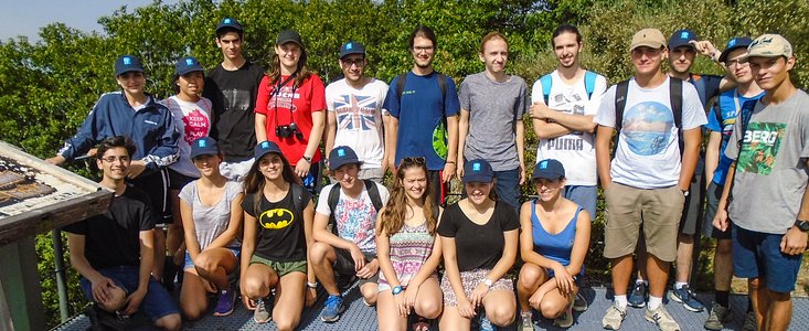 Teilnehmer des Sommer-AstroCamps