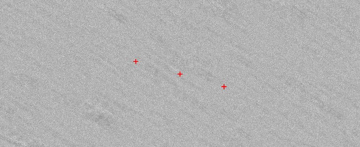 The region of the sky where astronomers looked for asteroid 2006 QV89