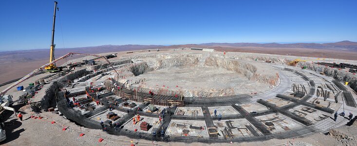 Construction of the ELT dome foundations begins