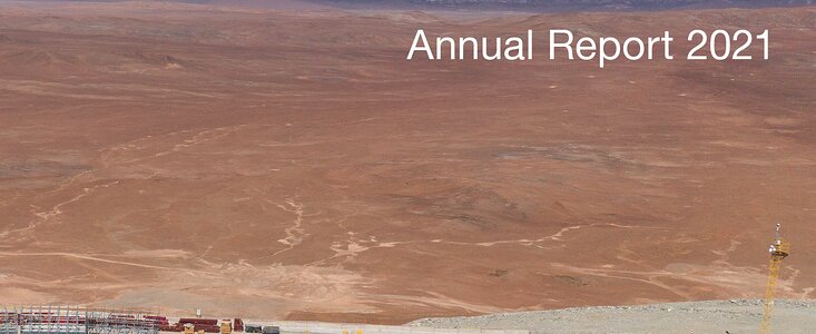 Cover of the Annual Report 2021