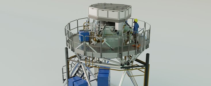 3D-Rendering des METIS-Instruments des ELT