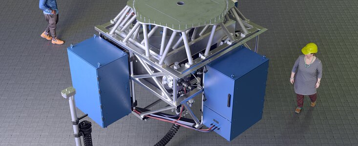 Rendering of the CUBES instrument