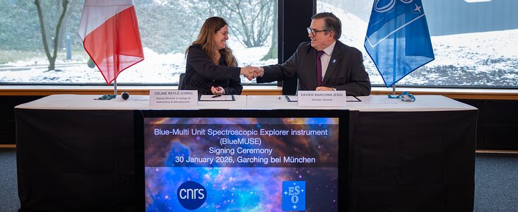 Signing of the BlueMUSE instrument agreement