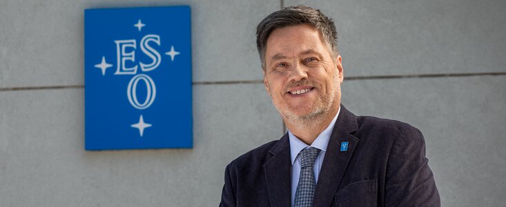 Andreas Kaufer at ESO’s office in Vitacura, Chile