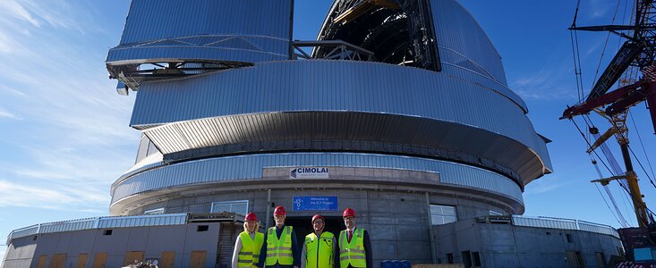 President of the Czech Republic and Chilean Minister of Foreign Affairs at ESO’s Extremely Large Telescope