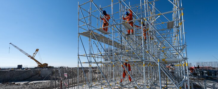 Scaffolding at the ELT site