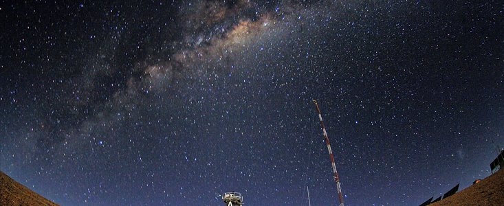 ELT site testing — Cerro Armazones by night