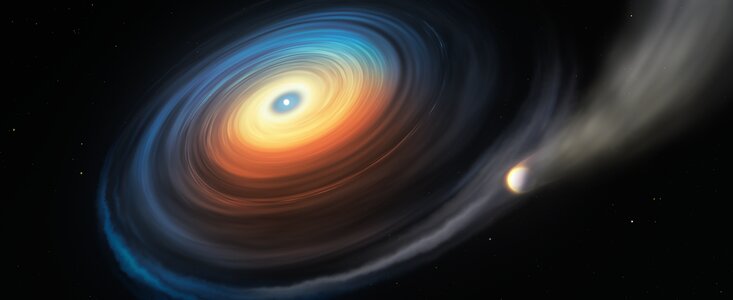 Artist’s impression of the WDJ0914+1914 system