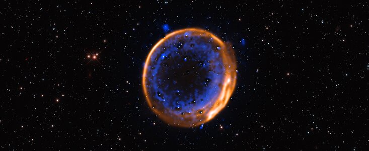 VLT-Aufnahme einer Supernova mit doppelter Detonation
