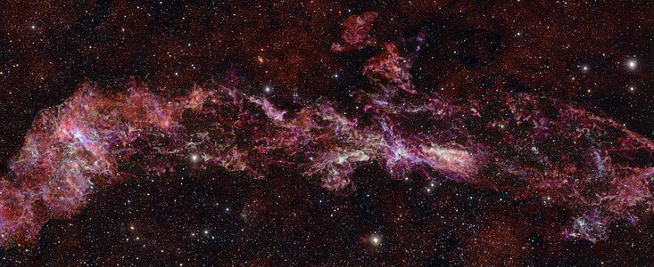 Imagem ALMA do gás molecular no centro da Via Láctea