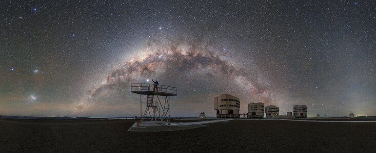 Tocando el arco del espacio